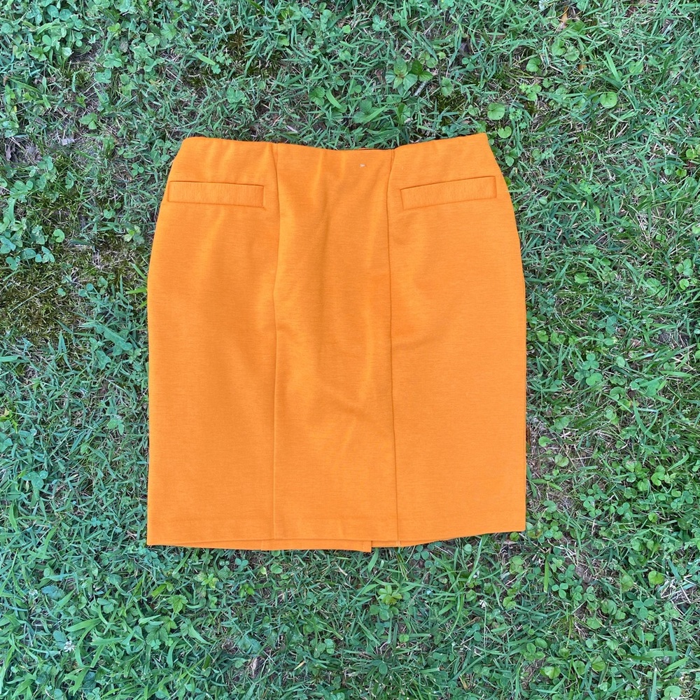 Worthington Burnt Orange Pencil Skirt